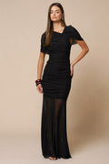 The Noelle Mesh Maxi Dress