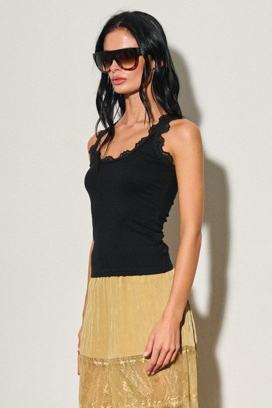 The Wavy Lace Tank