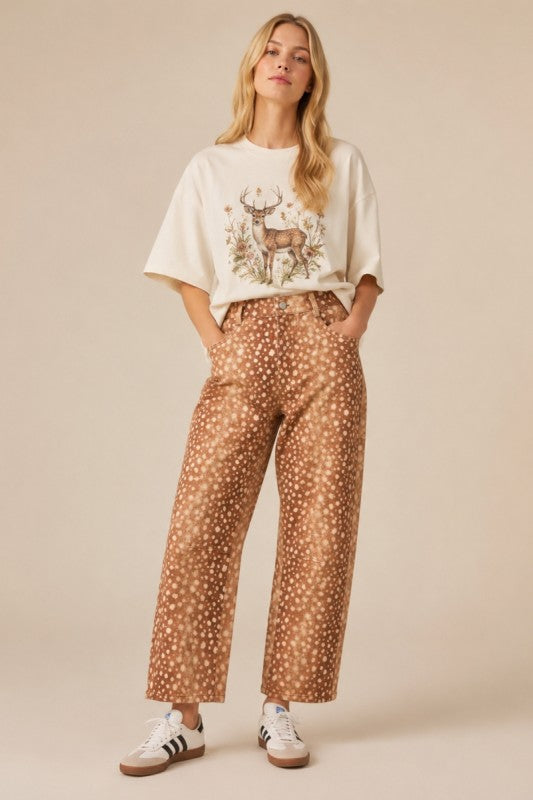 The Fawn Print Pants