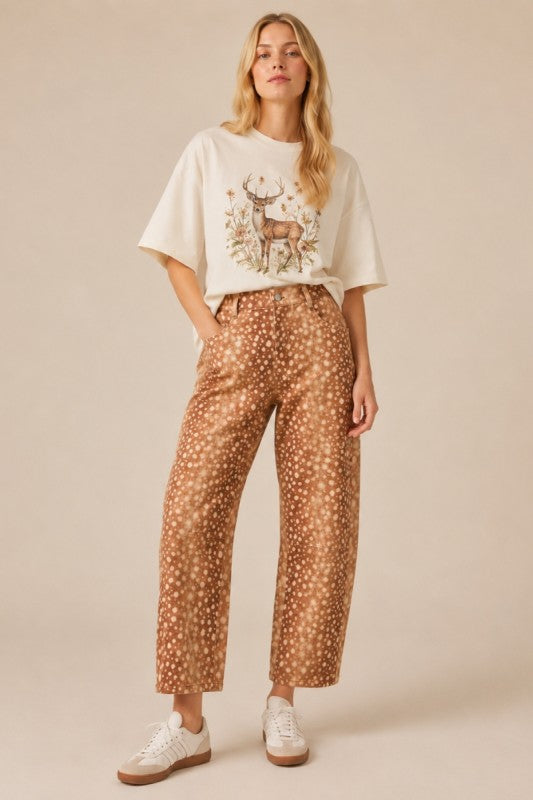 The Fawn Print Pants