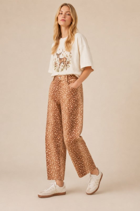 The Fawn Print Pants
