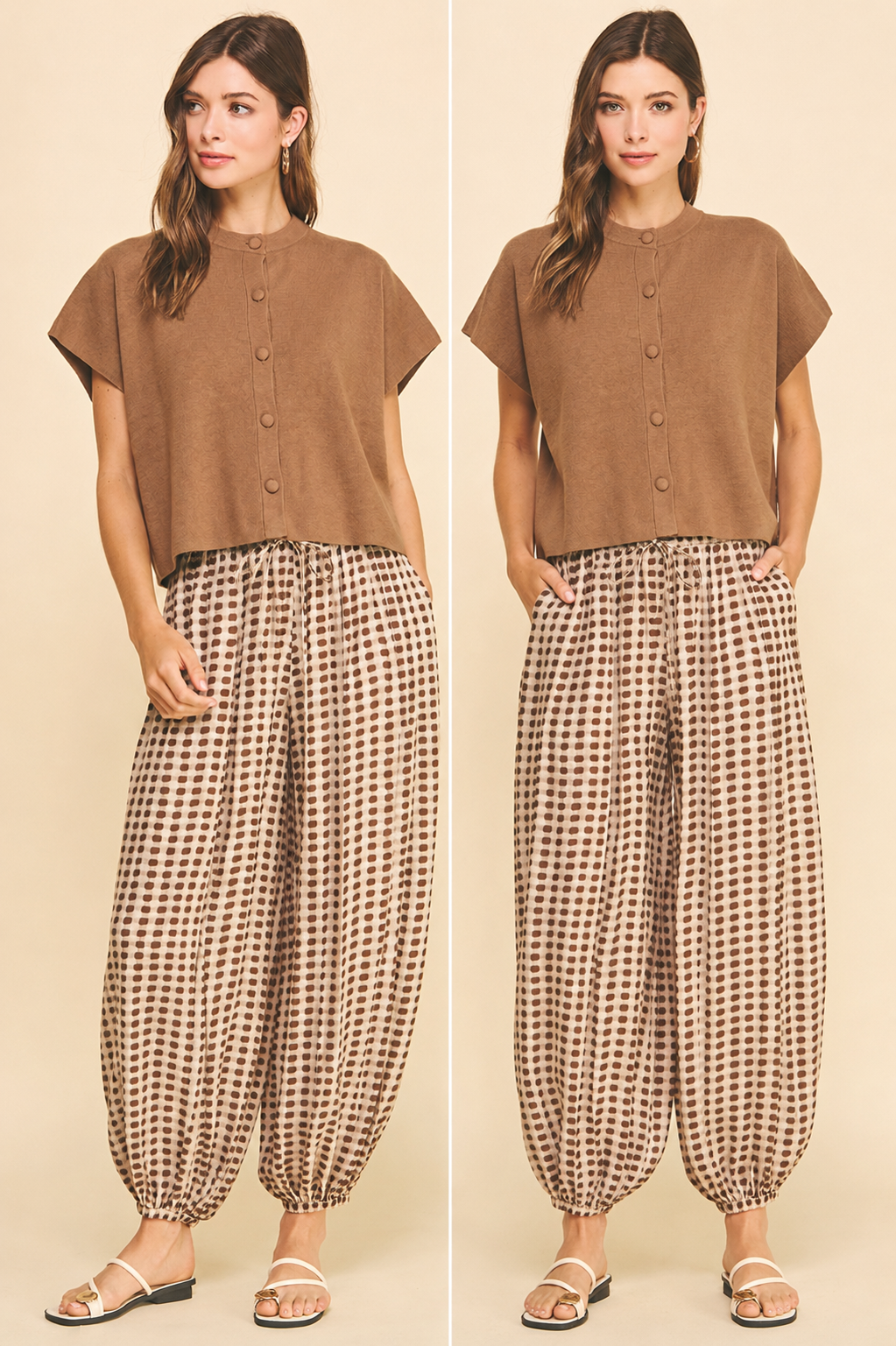 Harem brown set