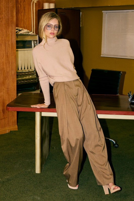 Golden Hour Pleated Trousers
