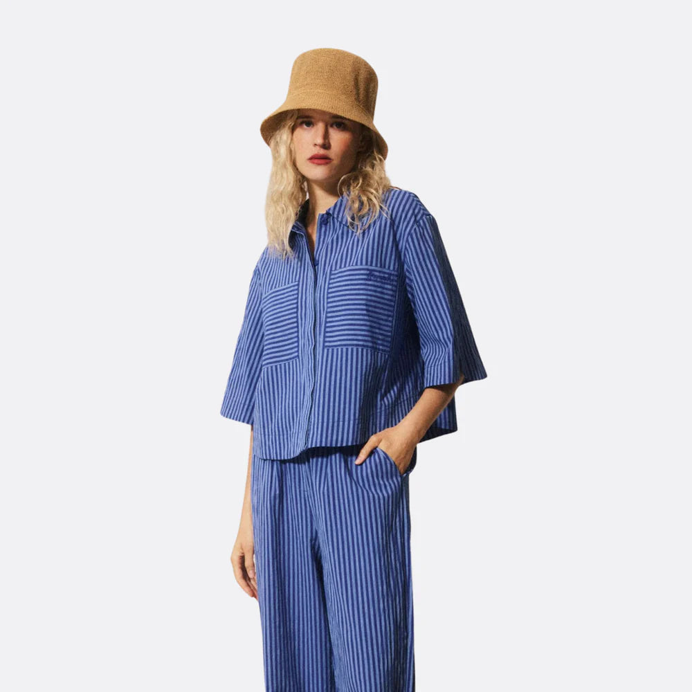 The Anna Top Blue