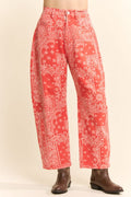 Red Bandana Pants