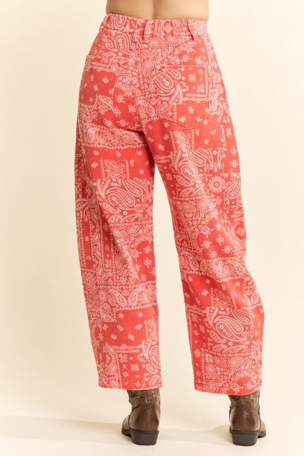 Red Bandana Pants