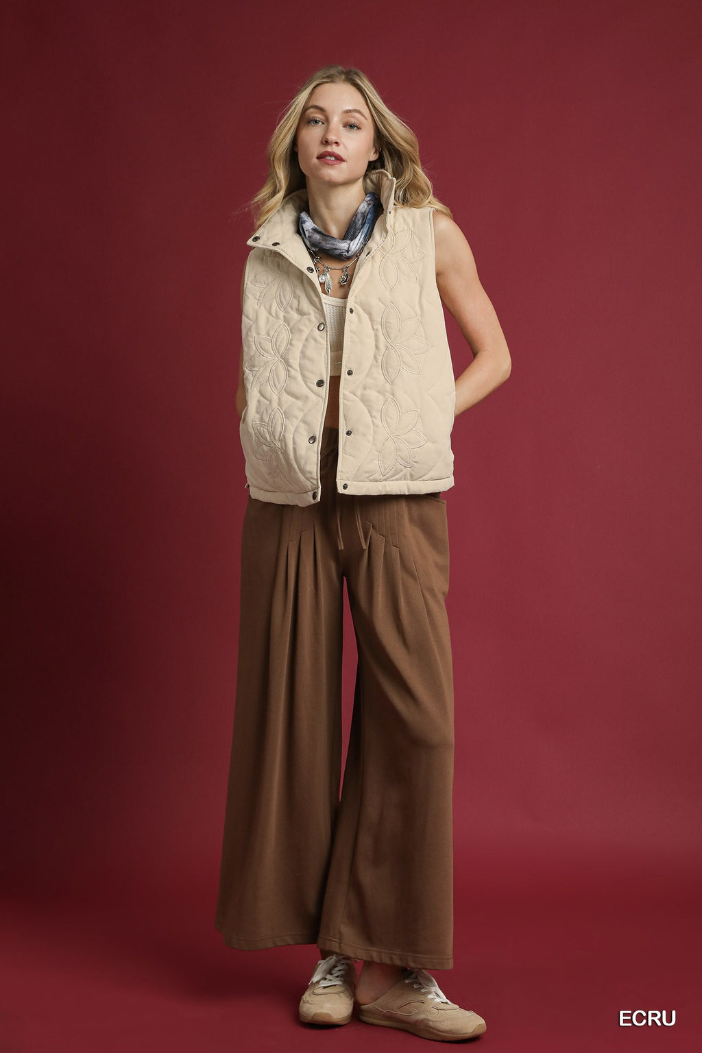 Desert Bloom Quilted Vest