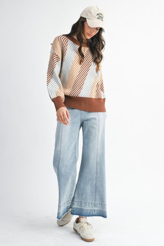 Vintage Breeze Wide-Leg Denim