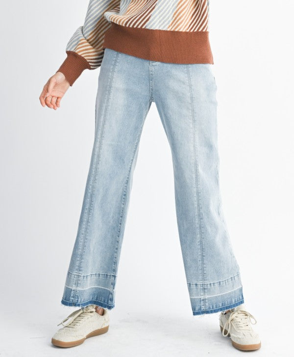 Vintage Breeze Wide-Leg Denim