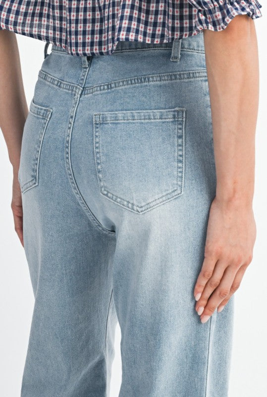 Vintage Breeze Wide-Leg Denim