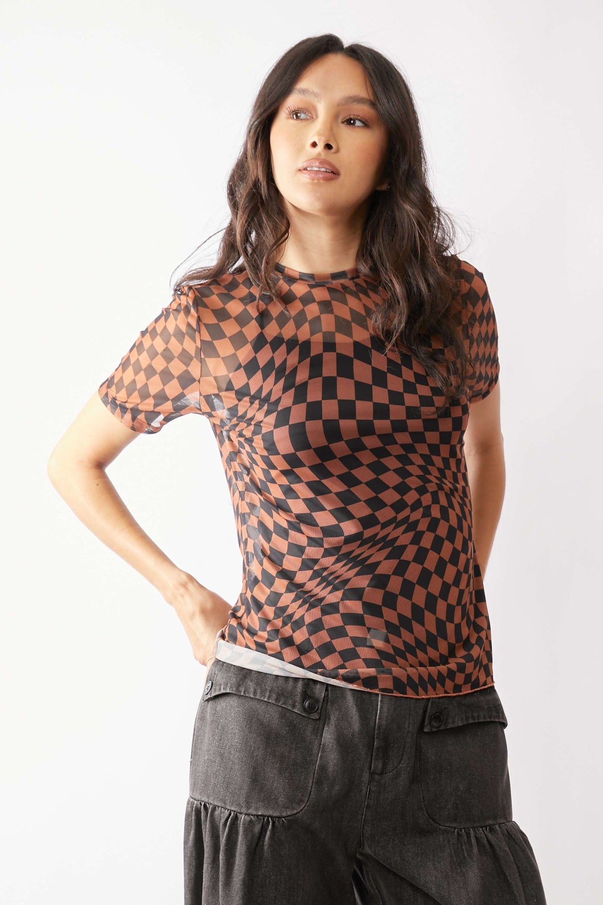 The Talia Mesh Tee