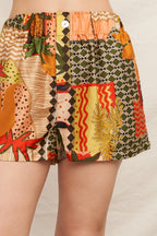 Mosaic Tropic Button-Up Set