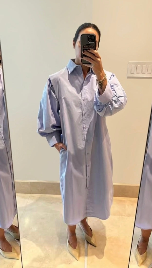 The Puff Blue dress