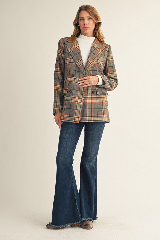 Harper Plaid Blazer