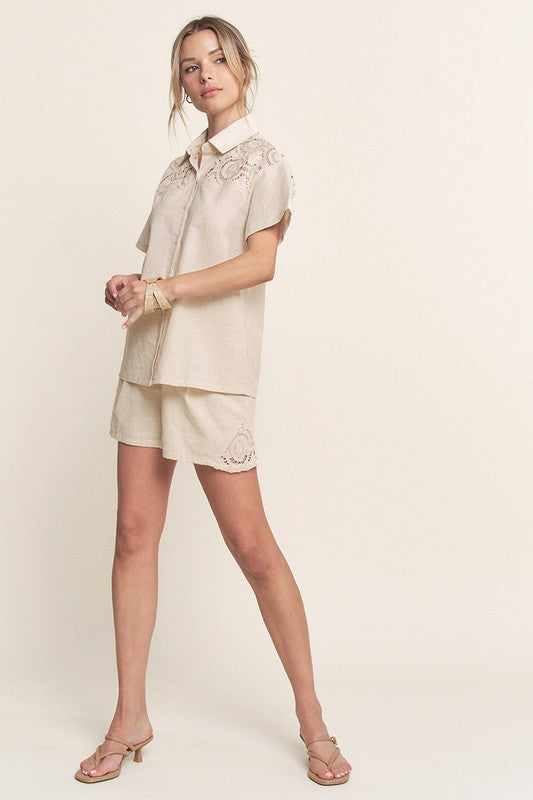 Luna Lace Set – Natural