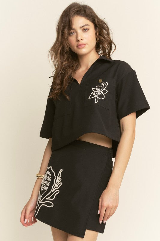 Midnight Muse Embroidered Set