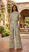 Floral Tie-Waist Set