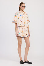 Poolside Poplin Set – Beach Print