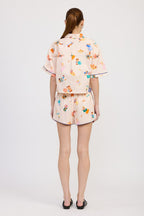 Poolside Poplin Set – Beach Print