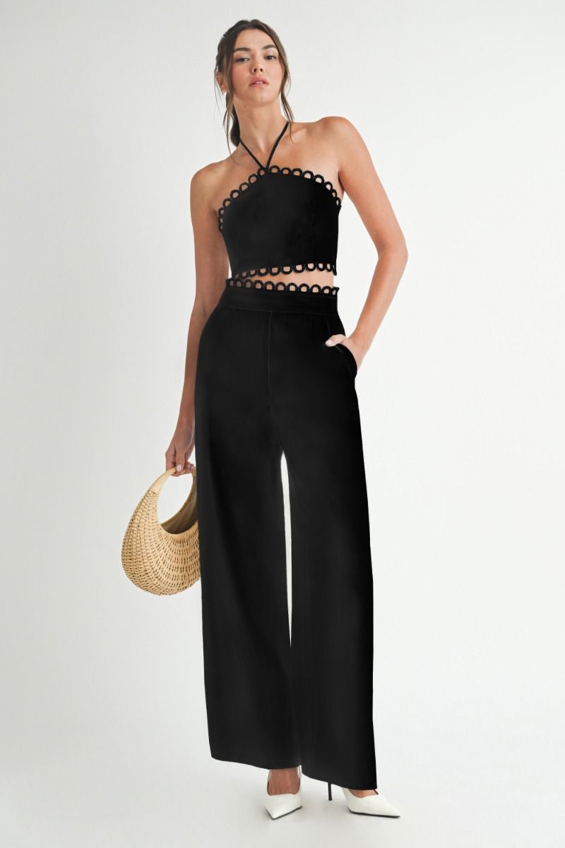 Black Halter Cutout Set