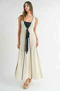 Isla Tie-Front Maxi