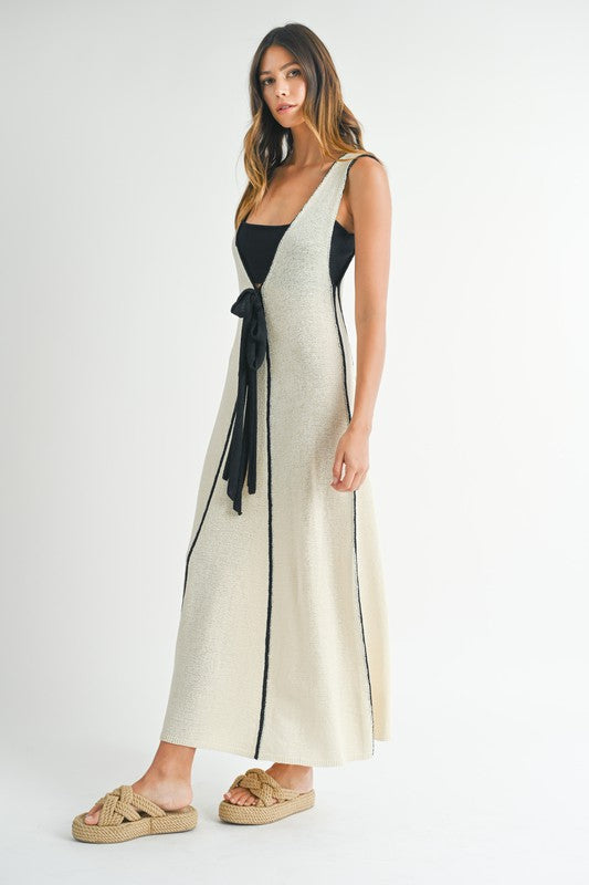 Isla Tie-Front Maxi