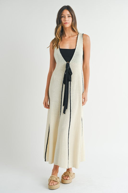 Isla Tie-Front Maxi