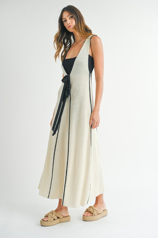 Isla Tie-Front Maxi