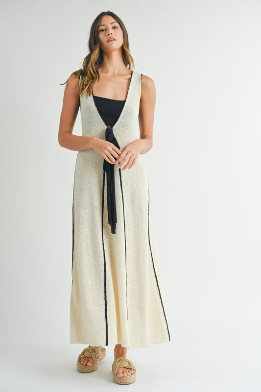 Isla Tie-Front Maxi