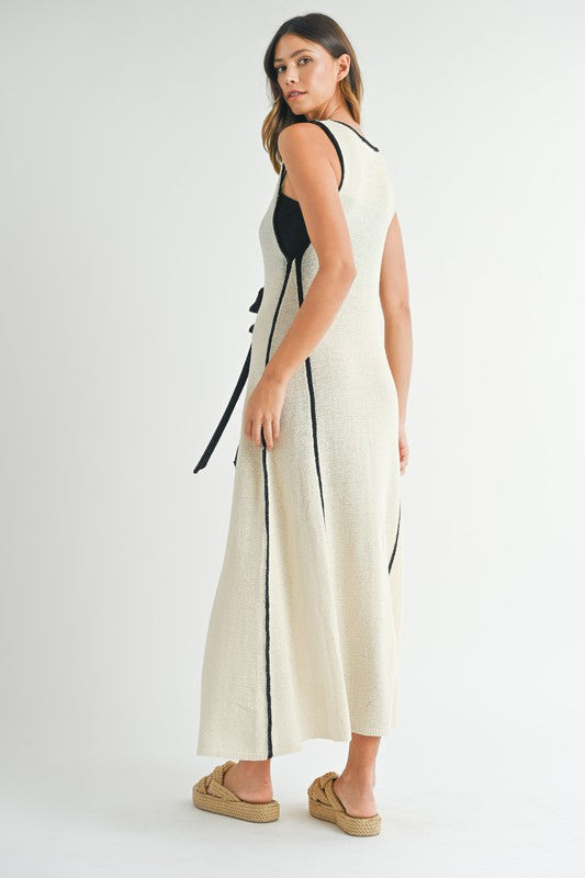 Isla Tie-Front Maxi