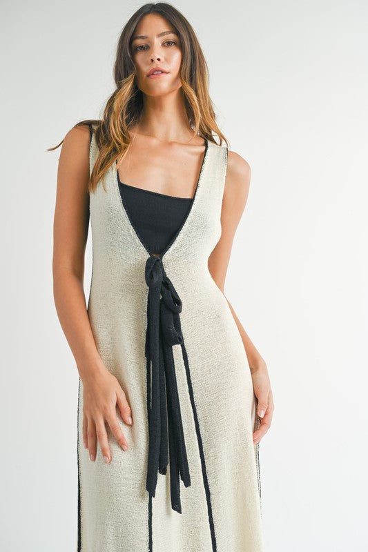Isla Tie-Front Maxi