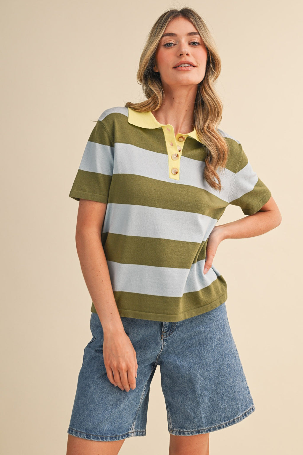 Weekend Stripe Polo