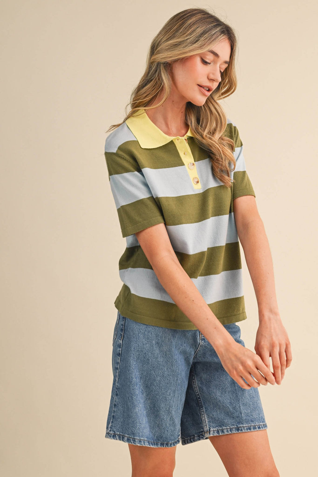 Weekend Stripe Polo