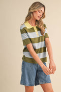 Weekend Stripe Polo