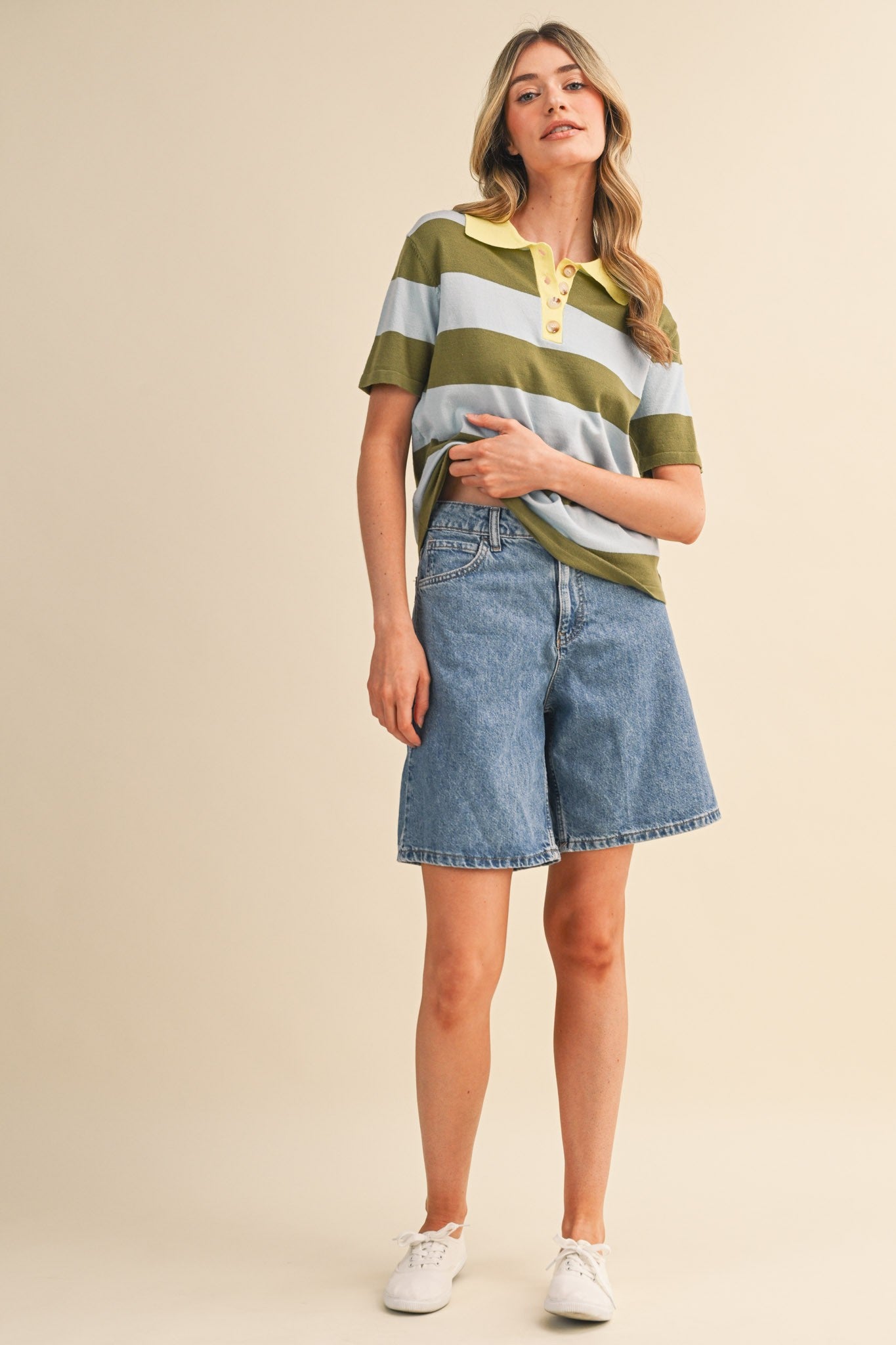 Weekend Stripe Polo
