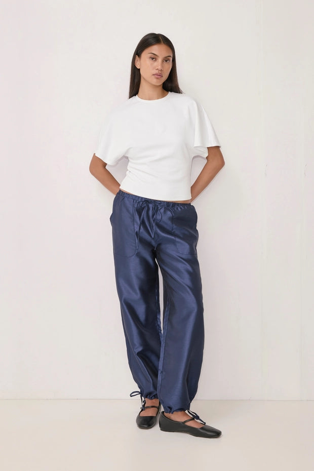 The Kylie Tafetta Drawstring Pants