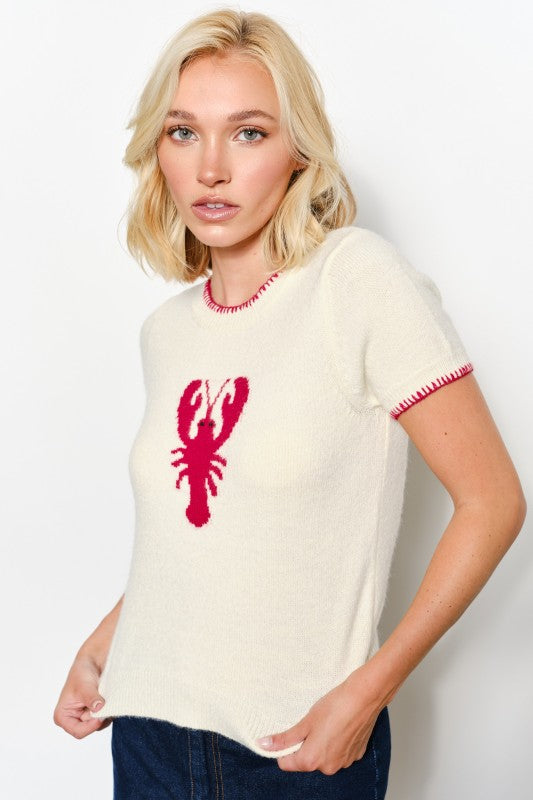 Camiseta de punto Lobster Crush