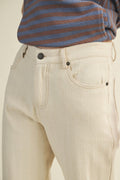 Vanilla Dune Straight Denim