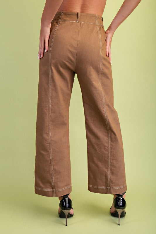 Cocoa Utility Cropped Pants
