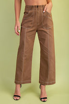 Cocoa Utility Cropped Pants