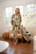 Abstract Resort Shirt & Pant Set